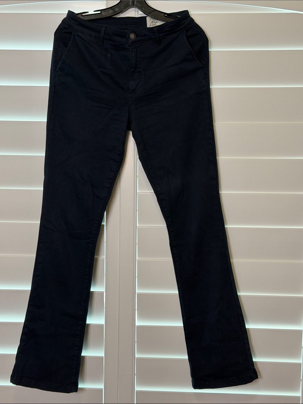 Classic Navy Bootcut Pants